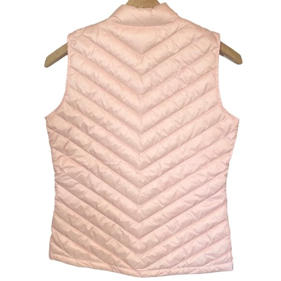 J. McLaughlin Pink Lumi Puffer Vest Size XS Quilted Goose Down Ballet Core NWOT - Picture 3 of 11